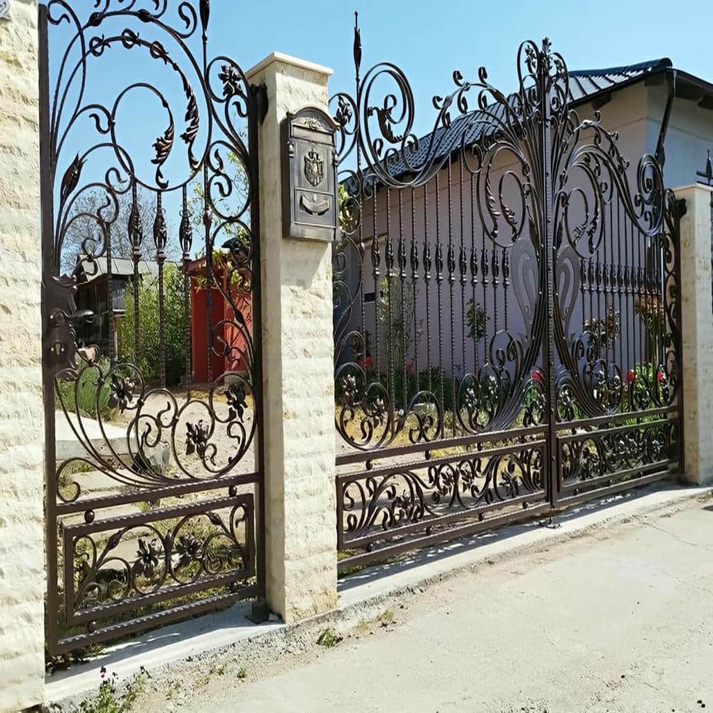 درب ویلا مدرن نمای سنگی مناسب سفارش ورودی اصلی