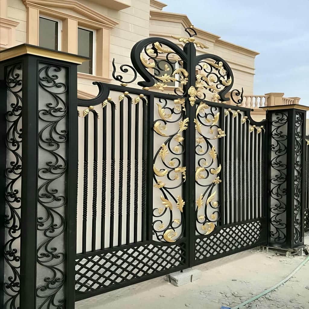 درب ویلایی لولایی حیاط بزرگ با لولای تقویتی