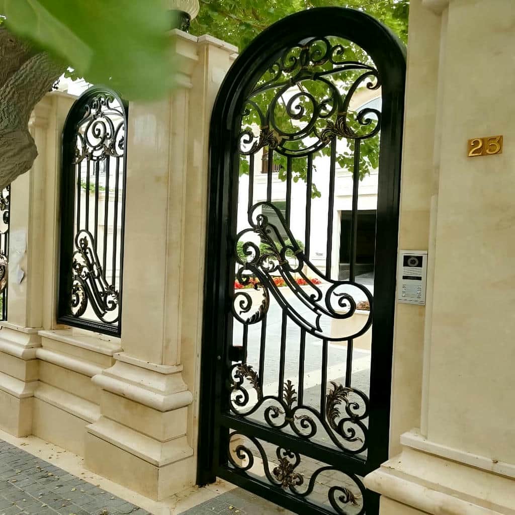 درب پارکینگ ریلی ریل زمینی با قیمت وابسته به متریال