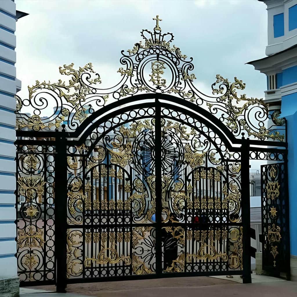 درب حیاط پانل دار پوشیده برای حریم بیشتر