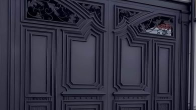 9 طرح درب پارکینگ ساده پروفیلی
