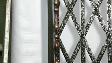 11 طرح حفاظ آکاردئونی آهنی سه لوزی