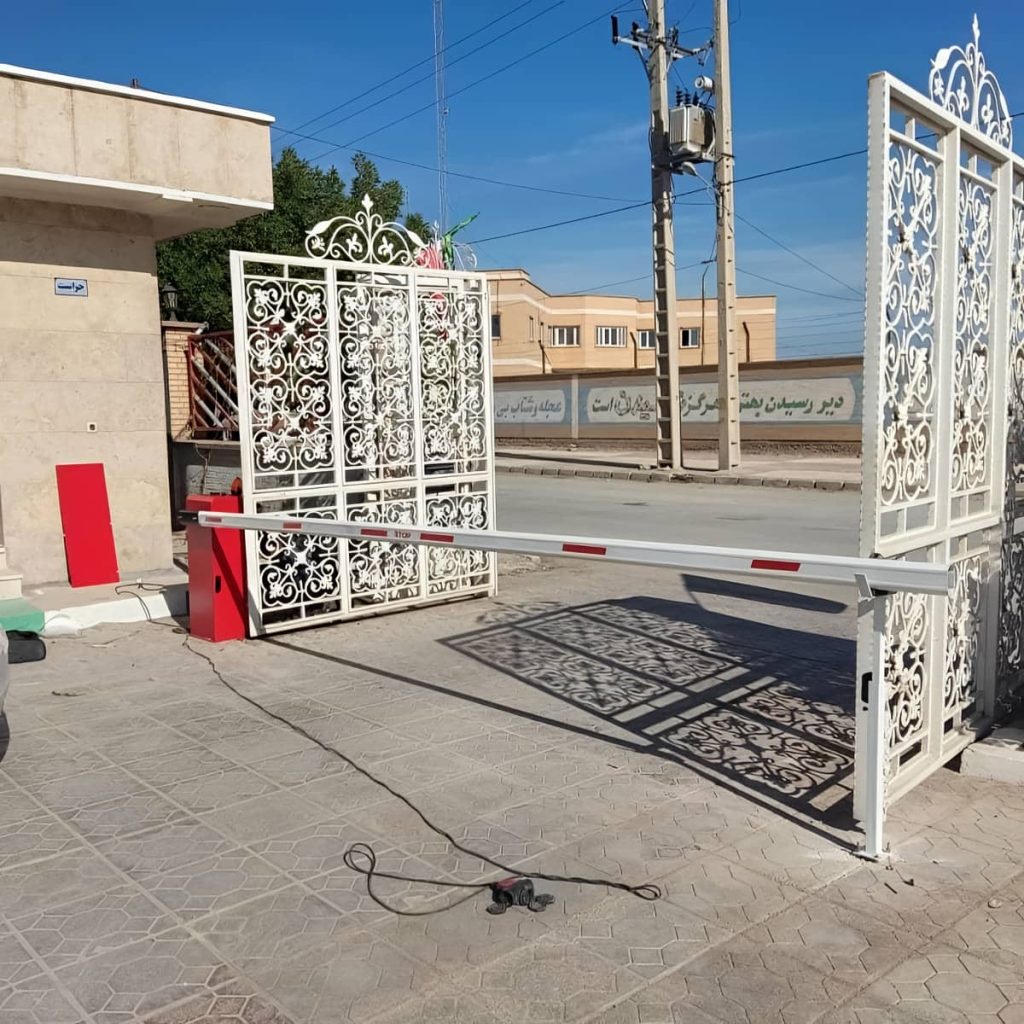 نصب راهبند فروشگاهی پارکینگ طبقاتی در ورودی پارکینگ