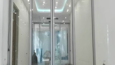 11 طرح درب اتوماتیک شیشه ای بانک کنترل ورود