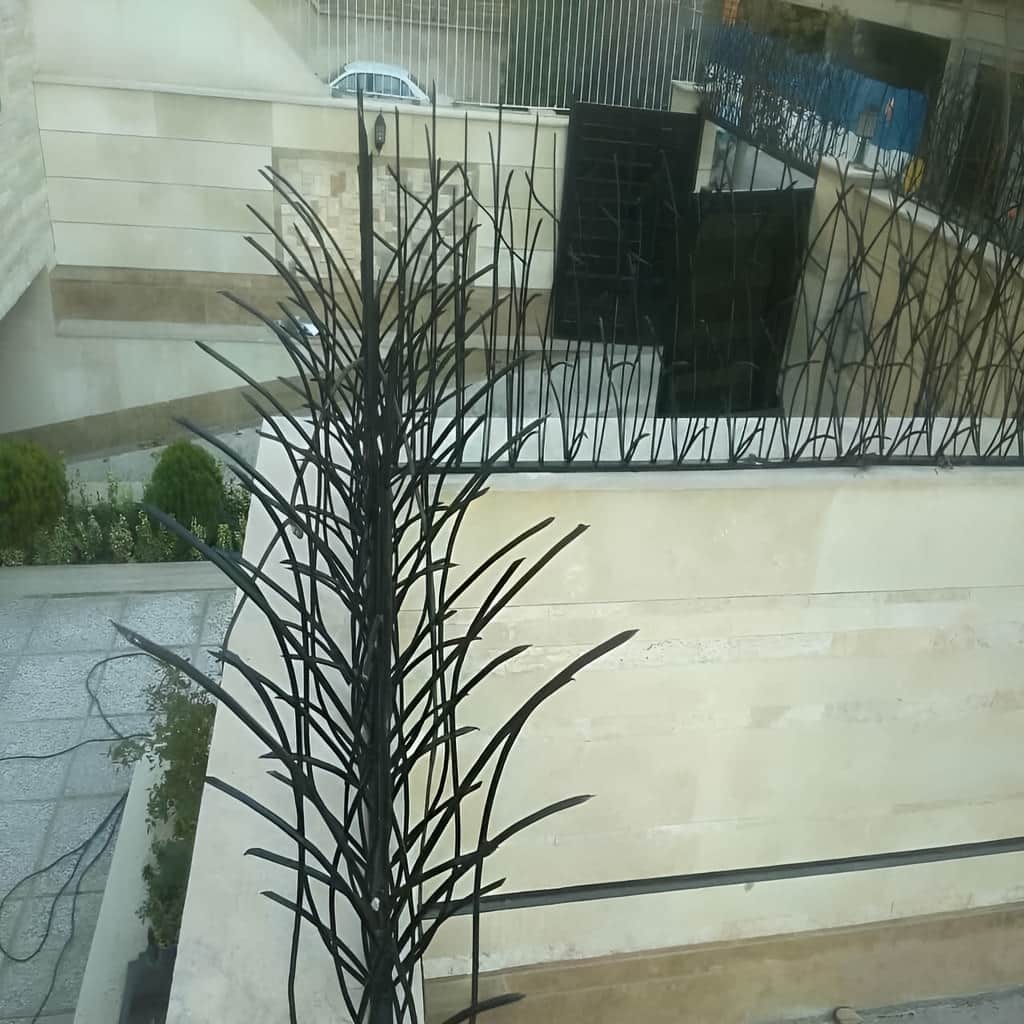 حفاظ نیزار فلزی با طراحی شاخه ای پروژه نوساز