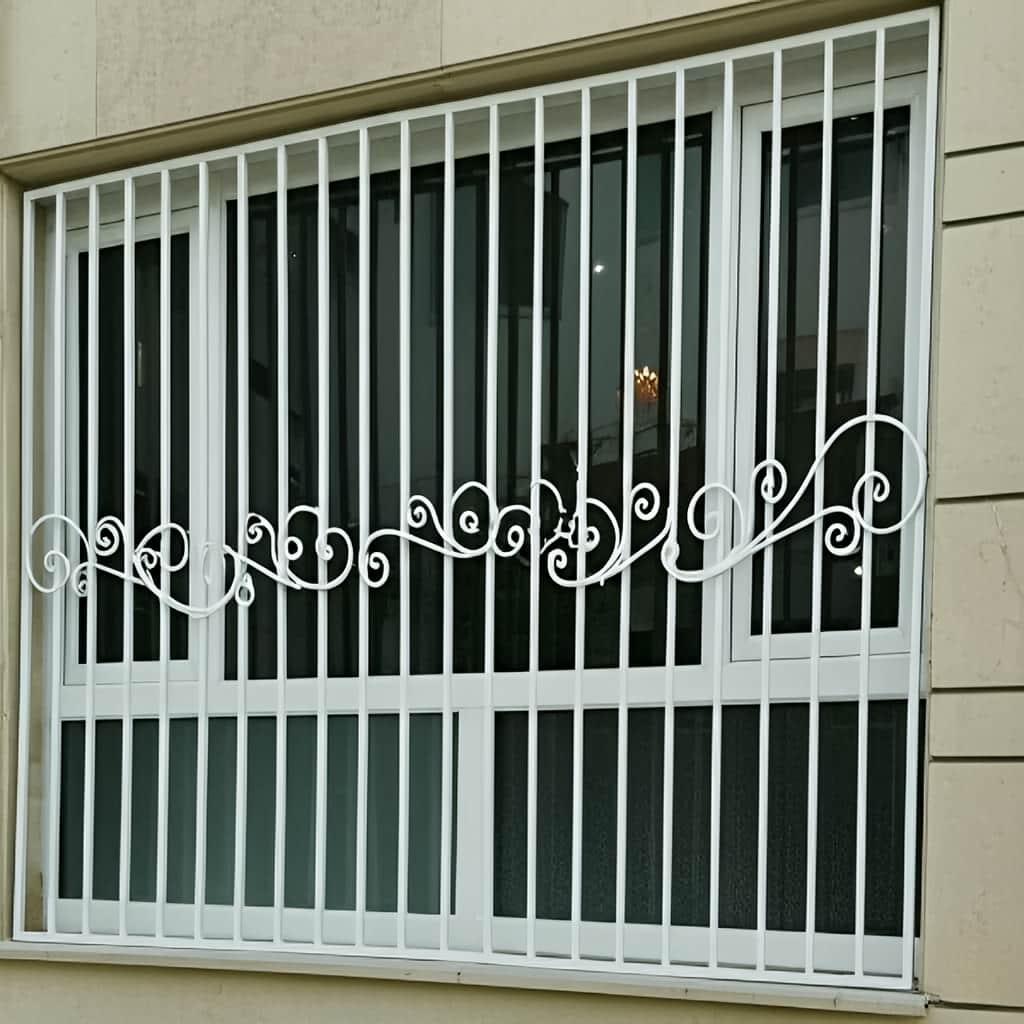 حفاظ پنجره دوجداره متریال فلزی