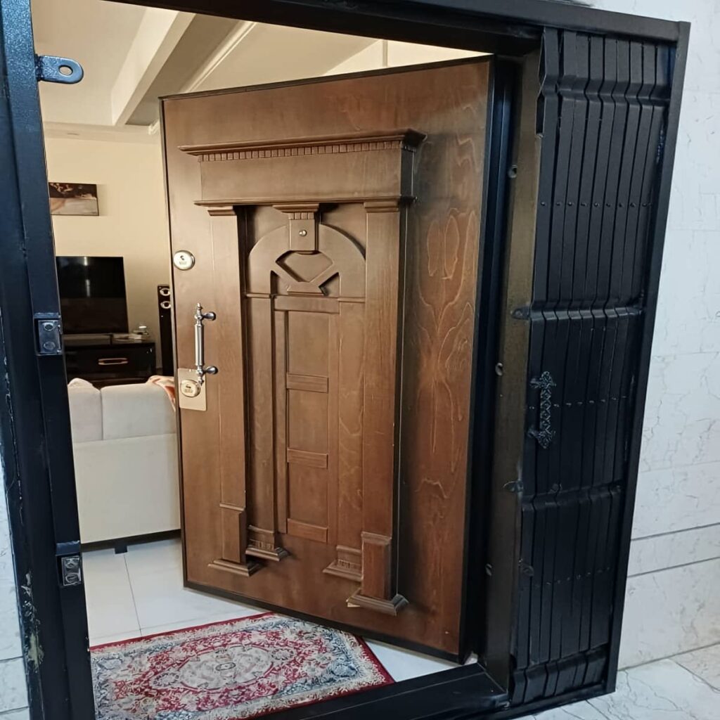 حفاظ ضربدری آکاردئونی فلزی