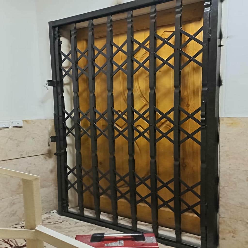 حفاظ ریلی درب آکاردئونی سفارشی