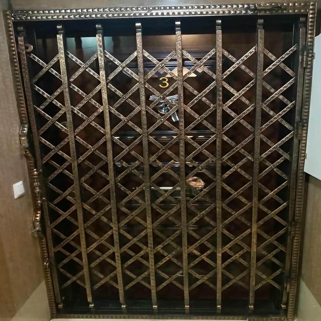 درب آکاردئونی آپارتمان مدل طرح دار برای فضای مسکونی