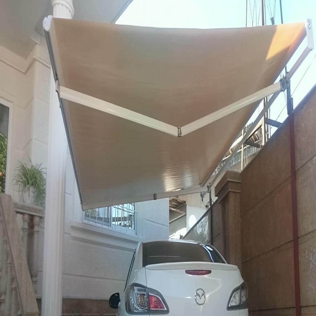 سایبان مغازه برقی نمای فروشگاه