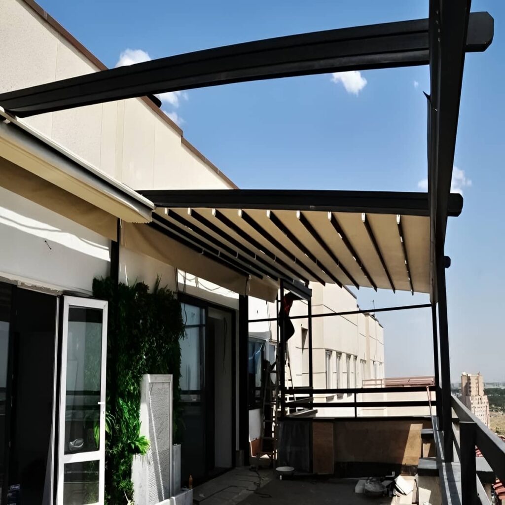 سایبان دوطرفه ساختار مقاوم