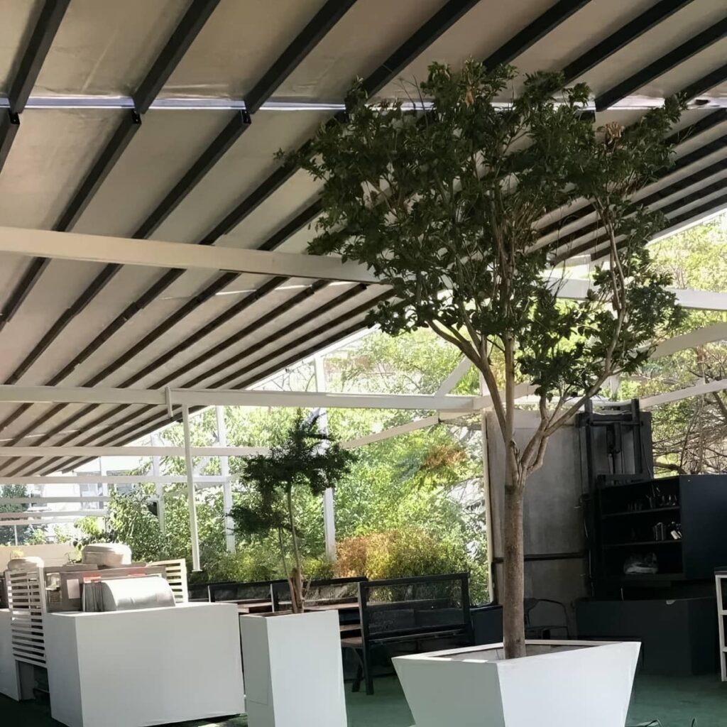 سایبان دوطرفه طراحی کاربردی