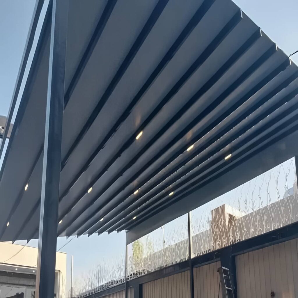 سایبان برقی طراحی هماهنگ