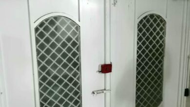 جک درب حیاط بازویی برای ورودی ساختمان