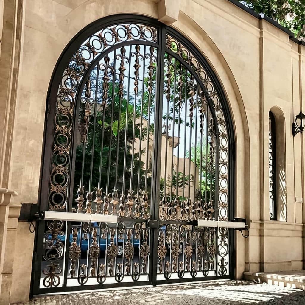 جک درب حیاط ریلی با موتور مقاوم
