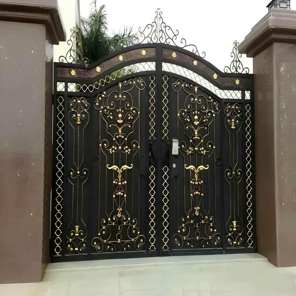 درب مجتمع فلزی ورودی ساختمان