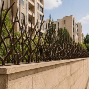 حفاظ دیوار حیاط با پوشش مقاوم