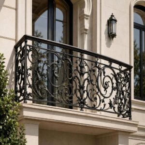 هندریل راه پله فلزی ساختمان قدیمی