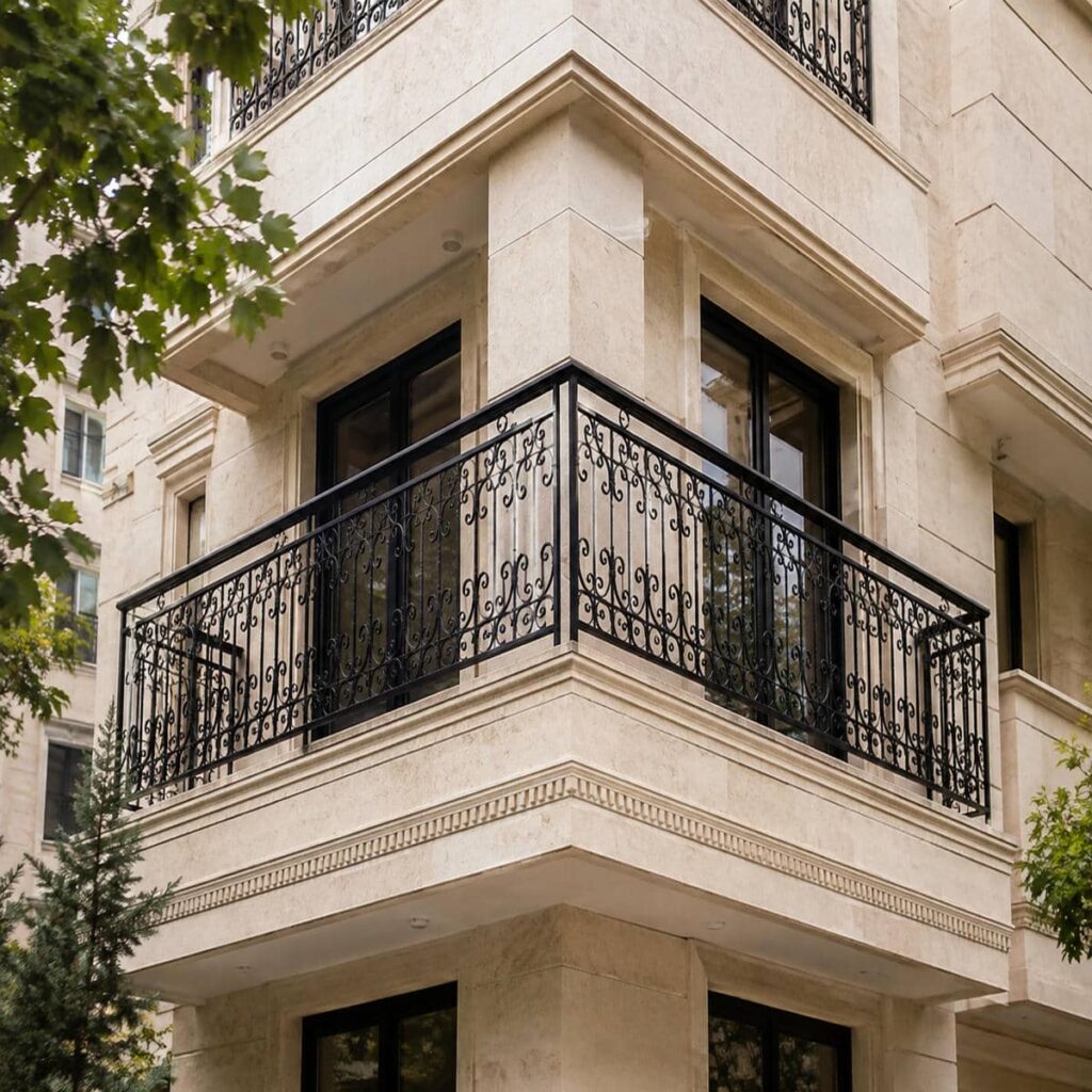 جان پناه بالکن مناسب تراس ساختمان